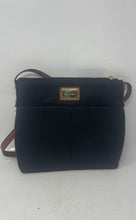 Load image into Gallery viewer, Calvin Klein Womens Black Brown Adjustable Strap Shoulder Crossbody Bag w/ Tags
