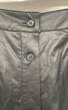 Load image into Gallery viewer, Banana Republic Womens Black Pockets Button Front Midi A-Line Skirt Size 2
