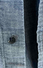 Load image into Gallery viewer, Banana Republic Mens Blue Long Sleeve Slim Fit Chambray Button-Up Shirt Size XL
