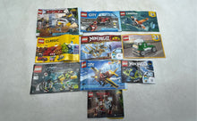 Load image into Gallery viewer, Lot Of 10 Pcs Assorted Lego Multicolor Building Toy Instruction Manuals

