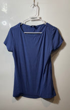 Load image into Gallery viewer, Ralph Lauren Womens Blue Short Sleeve Round Neck Stretch Pullover T-Shirt Sz XL
