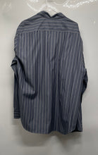 Load image into Gallery viewer, Armani Collezioni Mens Gray Striped Long Sleeve Button-Up Shirt Size XXL
