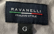 Load image into Gallery viewer, Ravanelli Mens Gray Long Sleeve Collared Pocket Button-Up Shirt Size Large

