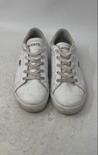 Load image into Gallery viewer, Lacoste Kids Powercourt 124 White Blue Leather Lace-Up Sneakers Shoes Size 1
