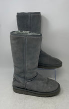 Load image into Gallery viewer, UGG Womens Classic Tall 5815 Green Suede Mid-Calf Pull-On Shearling Boots Size 6
