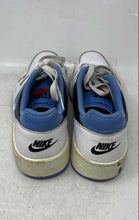 Load image into Gallery viewer, Nike Mens Full Force Low White Blue Leather Low Top Lace-Up Sneaker Shoes Sz 11

