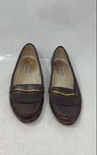 Load image into Gallery viewer, Bally Womens Brown Leather Horsebit Moc Toe Slip-On Loafer Shoes Size 8M
