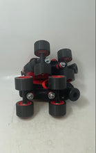 Load image into Gallery viewer, Rocket Unisex Kids Red Black Lace-Up Sporting Roller Skates Size 12
