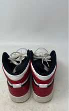Load image into Gallery viewer, Nike Kids Air Jordan 1 Mid White Red Black Basketball Sneakers Shoes Size 7Y
