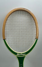 Load image into Gallery viewer, MacGregor Dimension 1 Wood Classic Tennis Racket With Leather Wrap Grip
