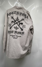Load image into Gallery viewer, Southpole Mens Beige Striped Cotton Long Sleeve Button-Up Shirt XL With Tag
