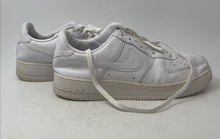 Load image into Gallery viewer, Nike Mens Air Force 1 07 315122-111 White Leather Low Top Sneaker Shoes Size 12
