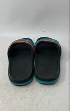 Load image into Gallery viewer, Nike Mens Off-Court Orange Green Slip-On Open Toe Slide Sandals Size 11
