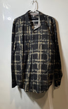 Load image into Gallery viewer, Calvin Klein Jeans Mens Multicolor Plaid Long Sleeve Button-Up Shirt Size L
