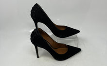 Load image into Gallery viewer, Steve Madden Womens Black Pointed Toe Slip-On Stiletto Pump Heels Size 7M
