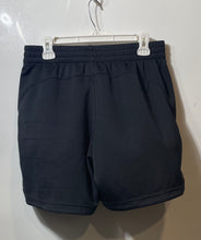 Load image into Gallery viewer, Adidas Mens Black Elastic Waist Zipped Pockets Pull-On Athletic Shorts Size L
