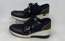 Load image into Gallery viewer, Michael Kors Womens Black White Lace-Up Sneaker Shoes Size 7.5M
