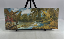 Load image into Gallery viewer, Vertical Tropical River Framed Art Print On Canvas Signed By Lynn Fecteau
