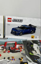 Load image into Gallery viewer, Lot Of 9 Pcs Assorted Lego Speed Champions Large Print Mixed Instruction Manuals
