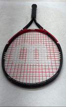 Load image into Gallery viewer, Wilson Fusion XL Red And Black V-Matrix Oversized Recreational Tennis Racket

