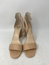 Load image into Gallery viewer, Vince Camuto Womens Brown Open Toe Block Heel Ankle Strappy Sandal Size 11 M
