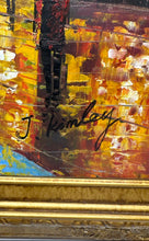 Load image into Gallery viewer, Paris Cityscape Framed Wall Decorative Art Painting Signed By J. Kimley
