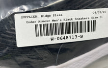 Load image into Gallery viewer, Under Armour Mens Charged Commit TR 3 3023703-001 Black Sneaker Shoes Size 11
