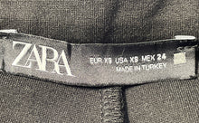 Load image into Gallery viewer, Zara Womens Black Flat Front Slash Pockets Bootcut Leg Dress Pants Size XS
