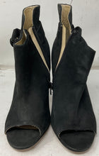 Load image into Gallery viewer, Aldo Womens Gorgeous Periera Black Leather Cone Heel Ankle Booties Size 8
