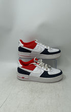 Load image into Gallery viewer, Nike Kids Air Force 1 LV8 DJ5180-100 White Blue Red Sneaker Shoes Size 4.5Y
