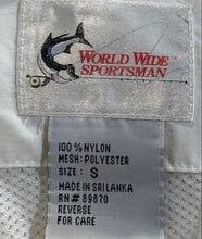 Load image into Gallery viewer, World Wide Sportsman Mens Off-White Long Sleeve Button-Up Shirt Size Small
