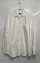 Load image into Gallery viewer, Henry Cottons Mens White Spread Collar Chest Pocket Long Sleeve Dress Shirt 48
