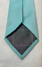 Load image into Gallery viewer, Jacob Alexander Mens Light Blue Aquamarine Adjustable Pointed Tie
