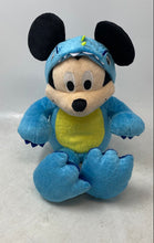 Load image into Gallery viewer, Disney Blue Silly Dino-Roaring Mickey Mouse Interactive Plush Toy Not Tested
