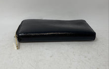 Load image into Gallery viewer, Michael Kors Womens Black Leather Card Holder Inner Pocket Zip-Around Wallet

