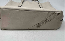 Load image into Gallery viewer, Coach Womens Thea White Pebbled Leather Double Handle Lined Tote Handbag
