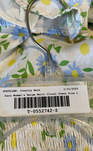 Load image into Gallery viewer, Zara Womens Beige Multi Floral Sleeveless V-Neck Sundress Size Large
