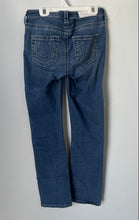 Load image into Gallery viewer, True Religion Womens Jennie Blue Denim Stretch Curvy Straight Leg Jeans Size 25W
