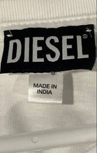 Load image into Gallery viewer, Diesel Mens White Short Sleeve Crew Neck Pullover T-Shirt Size Medium
