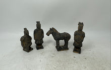 Load image into Gallery viewer, Lot Of 4 Pcs Qin Dynasty Replicas Stadium Miniature Figurine Set Collectible
