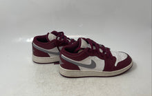 Load image into Gallery viewer, Nike Kids Air Jordan 1 Low 553560-615 Burgundy White Gray Sneakers Shoes Sz 4.5Y
