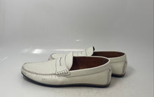 Load image into Gallery viewer, Alfani Mens White Moc Toe Slip-On Penny Driving Loafer Shoes Size 11M
