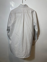 Load image into Gallery viewer, Michael Kors Mens Multicolor Striped Cotton Long Sleeve Dress Shirt Size Large
