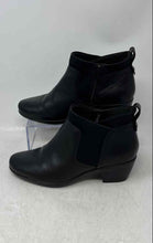 Load image into Gallery viewer, Clarks Womens Emily Black Leather Closed Toe Ankle Chelsea Boots Size 6.5 M
