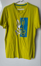 Load image into Gallery viewer, Psycho Bunny Mens Green Short Sleeve Crew Neck Pullover T-Shirt Size 5
