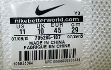 Load image into Gallery viewer, Nike Mens Lunar Ballistec 1.5 705285-107 White Black Yellow Sneakers Shoes Sz 11
