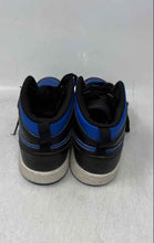 Load image into Gallery viewer, Nike Kids Air Jordan 1 Mid Black Blue Mid Top Lace-Up Sneaker Shoes Size 3Y
