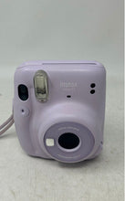 Load image into Gallery viewer, Fujifilm Instax Mini 11 Purple Built-In Flash Instant Film Camera Untested
