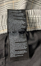 Load image into Gallery viewer, H&amp;M Womens Gray Multi Plaid Slim Fit Straight Leg Drawstring Ankle Pants Size M
