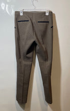 Load image into Gallery viewer, Zara Basic Womens Brown Plaid Flat Front Skinny Leg Dress Pants Size Medium

